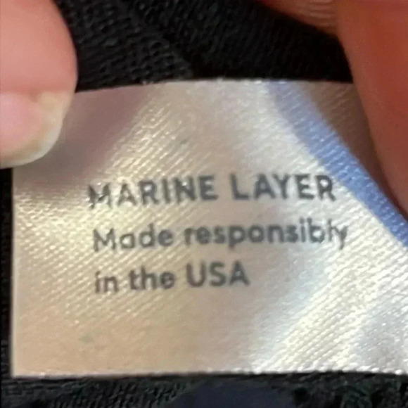 Marine Layer Men’s Re-spun Good Vibes Lg tshirt van retro peace streetwear Y2K - Picture 6 of 8